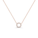 Diamond Eternity Circle Necklace