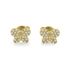 Small Diamond Butterfly Earrings