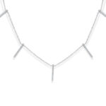 Diamond Five Bar Necklace