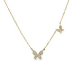 Two Butterflies Necklace
