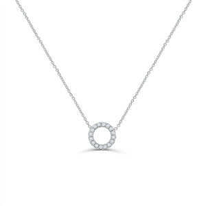 Diamond Eternity Circle Necklace