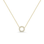 Diamond Eternity Circle Necklace