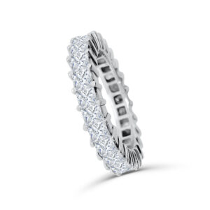 Diamond Platinum Eternity Band