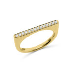 Diamond Bar Ring